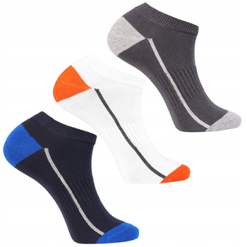 Skarpetki Męskie Stopki Do Kostki Bawełniane Wygodne 3-pary MORAJ