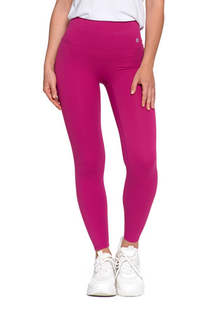 SPORTOWE LEGGINSY DAMSKIE WYSOKI STAN GŁADKIE KRYJĄCE MODELUJĄCE MORAJ