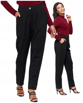 Spodnie Damskie Czarne Eleganckie MORAJ