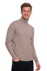 ELEGANCKI SWETER MĘSKI PÓŁGOLF KLASYCZNY GŁADKI MODNY DOPASOWANY MORAJ