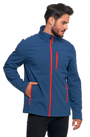 Kurtka Męska Wiatroszczelna SOFTSHELL Przejściowa bez kaptura MORAJ