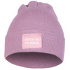 CZAPKA DAMSKA ZIMOWA PRĄŻKOWANA BEANIE NA CHŁODNE DNI MODNA NASZYWKA MORAJ