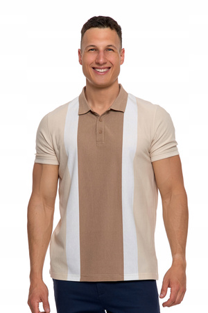 Elegancki T-Shirt Koszulka Polo Polówka z Krótkim Rękawem Modna MORAJ 