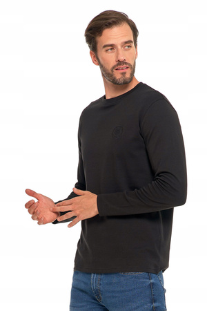 KOSZULKA MĘSKA Na Długi Rękaw Longsleeve Gładka Klasyczna Prosta MORAJ 