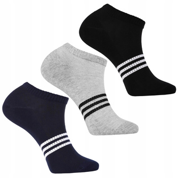 Skarpetki STOPKI MĘSKIE Do Kostki Klasyczne Kolory 3-PAK MORAJ