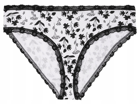 Figi Damskie Koronka Subtelne Majtki Modne Klasyczne Stylowe 3-PAK MORAJ