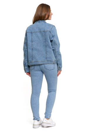 JEANSOWA KURTKA DAMSKA KLASYCZNA JEANS MODNA STYLOWA PRZEJŚCIOWA MORAJ