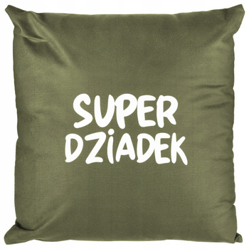 Poduszka DZIEŃ DZIADKA Dekoracyjna Pomysł na PREZENT 40x40cm MORAJ