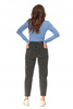 Spodnie Mom Fit Jeansowe Damskie z Wysokim Stanem Luźne Jeansy MORAJ 