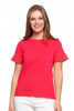 Bluzka Damska Motylkowe Rękawy z Koronką Elegancka Koszulka T-Shirt MORAJ 