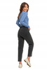 Spodnie Mom Fit Jeansowe Damskie z Wysokim Stanem Luźne Jeansy MORAJ 