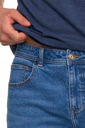 SPODENKI JEANSOWE Szorty Męskie Na Lato Bawełniane Jeans Wygodne MORAJ 