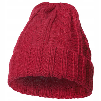 Sweterkowa Czapka Damska Gruba Ciepła Klasyczna Ponadczasowa MORAJ