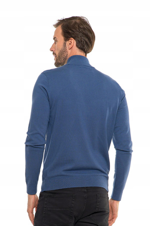 Elegancki SWETER MĘSKI Półgolf Klasyczny Stylowy Sweterek Ze Stójką MORAJ 