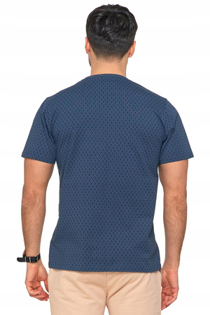 T-Shirt Męski Klasyczny Koszulka na Krótki Rękaw Modne Wzory MORAJ 