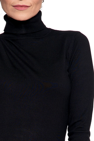 CIENKI GOLF DAMSKI ELEGANCKI SWETER BLUZKA Z GOLFEM DŁUGI RĘKAW MORAJ