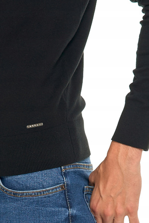 Elegancki Golf Męski Sweter Pod Szyję Klasyczny Cienki Sweterek MORAJ 
