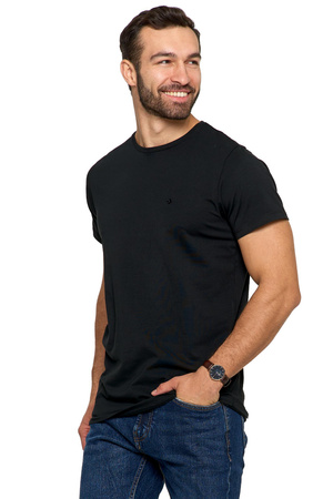T-Shirt Męski PREMIUM Koszulka na Krótki Rękaw Bawełna Czesana MORAJ