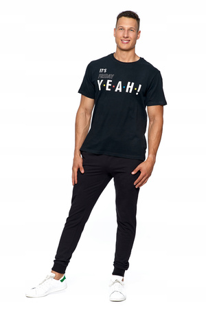 Moraj T-Shirt Czarna Koszulka Krótki Rękaw