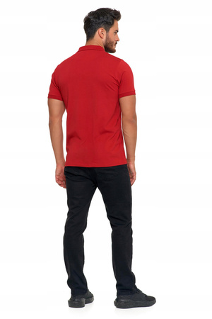 Koszulka Polo Męska Elegancka Klasyczna Gładka Bawełna Premium MORAJ