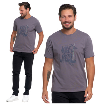 T-SHIRT MĘSKI KOSZULKA Z KRÓTKIM RĘKAWEM MODNA BLUZKA STYLOWA MORAJ