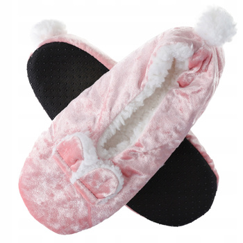 Kapcie Damskie Miękkie Bambosze Antypoślizgowe Papcie Wsuwane MORAJ