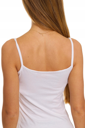 Zestaw 3 szt. Podkoszulek Gładkich Damskich Tank Top na Ramiączkach MORAJ 