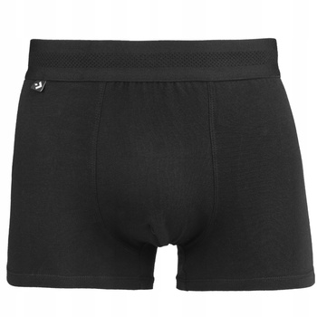 Bokserki Męskie Klasyczne Bawełna Czarne MORAJ