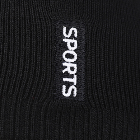 OCIEPLANA CZAPKA ZIMOWA MĘSKA OCIEPLENIE POLAROWE CZARNA NA ZIMĘ MORAJ