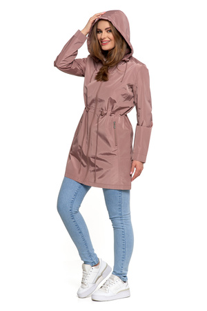 KURTKA DAMSKA PRZEJŚCIOWA Z KAPTUREM PARKA ELEGANCKI PŁASZCZ MORAJ