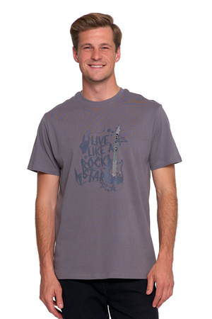 T-SHIRT MĘSKI KOSZULKA Z KRÓTKIM RĘKAWEM MODNA BLUZKA STYLOWA MORAJ
