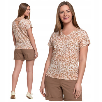 Bluzka Damska MORAJ Modna Koszulka Elegancki Tył Bawełniana Na Lato
