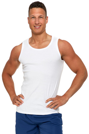 PODKOSZULKA MĘSKA TANK TOP KOSZULKA PODKOSZULEK 100 % BAWEŁNA MORAJ 