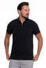 Elegancki T-Shirt Koszulka Polo Polówka Na Zamek Krótki Rękaw MORAJ 