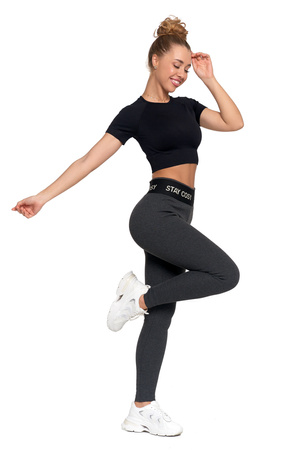 LEGGINSY DAMSKIE OCIEPLANE CIEPŁE GETRY WYSOKI STAN ELASTYCZNE MORAJ