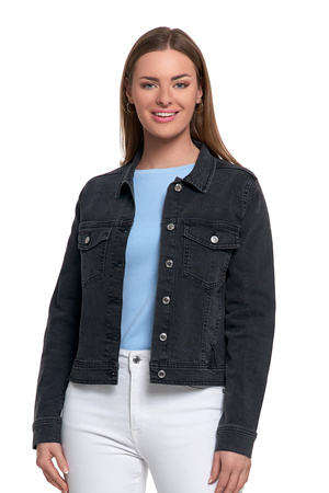JEANSOWA KURTKA DAMSKA KLASYCZNA JEANS MODNA STYLOWA PRZEJŚCIOWA MORAJ