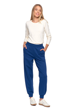 WYGODNE SPODNIE DAMSKIE DRESOWE KLASYCZNE WYSOKI STAN STYLOWE MORAJ