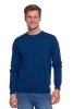 SWETER MĘSKI ELEGANCKI KLASYCZNY BAWEŁNIANY OKRĄGŁY DEKOLT GŁADKI MORAJ