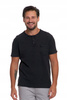 Koszulka Męska Elegancki T-Shirt z Guzikami Kieszonka Krótki Rękaw MORAJ 