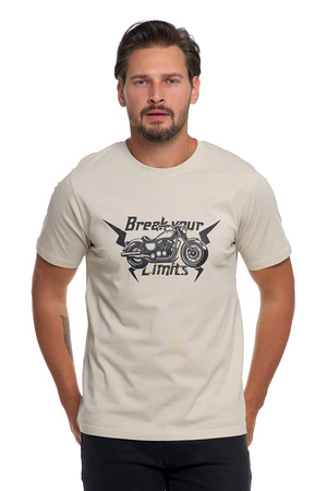 T-SHIRT MĘSKI Z KRÓTKIM RĘKAWEM GŁADKA KOSZULKA BAWEŁNIANA BLUZKA MORAJ