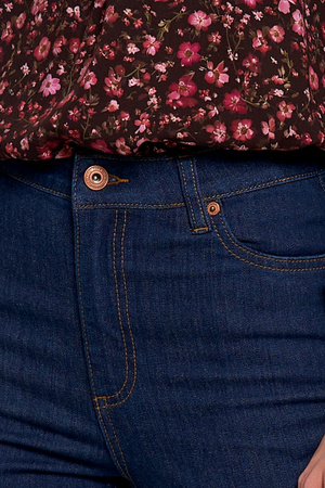 DZWONY JEANSOWE SPODNIE DAMSKIE JEANSY ROZSZERZANA NOGAWKA MODNE MORAJ