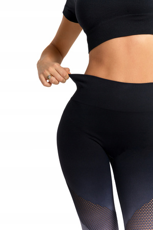 Legginsy Damskie Sportowe Wysoki Stan Push-Up Kryjące na Siłownię MORAJ 