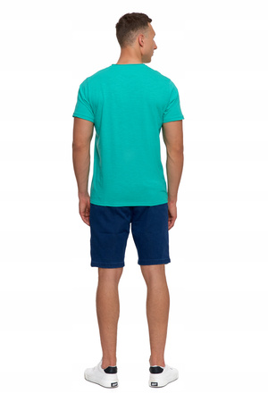 T-SHIRT MĘSKI Z KRÓTKIM RĘKAWEM GŁADKA KOSZULKA BAWEŁNIANA BLUZKA MORAJ 