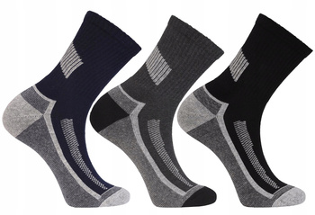 Skarpety Męskie Termiczne Ciepłe Thermo na zimno Długie 3-PAK MORAJ