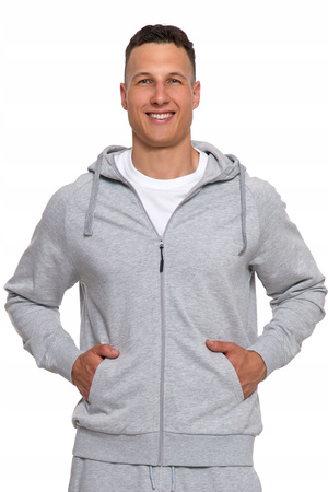 DRES MĘSKI SPODNIE z Kieszeniami BLUZA MĘSKA Rozpinana z Kapturem MORAJ