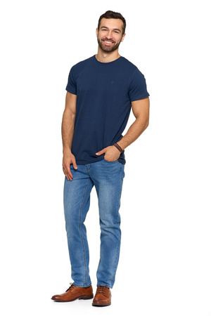 T-Shirt Męski PREMIUM Koszulka na Krótki Rękaw Bawełna Czesana MORAJ