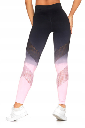 Legginsy Damskie Sportowe Wysoki Stan Push-Up Kryjące na Siłownię MORAJ 