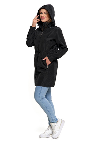 KURTKA DAMSKA PRZEJŚCIOWA Z KAPTUREM PARKA ELEGANCKI PŁASZCZ MORAJ