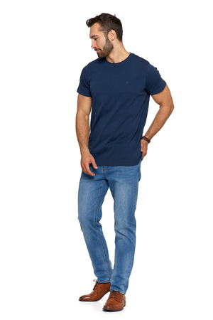 T-Shirt Męski PREMIUM Koszulka na Krótki Rękaw Bawełna Czesana MORAJ
