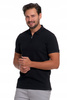 Elegancki T-Shirt Koszulka Polo Polówka Na Zamek Krótki Rękaw MORAJ 